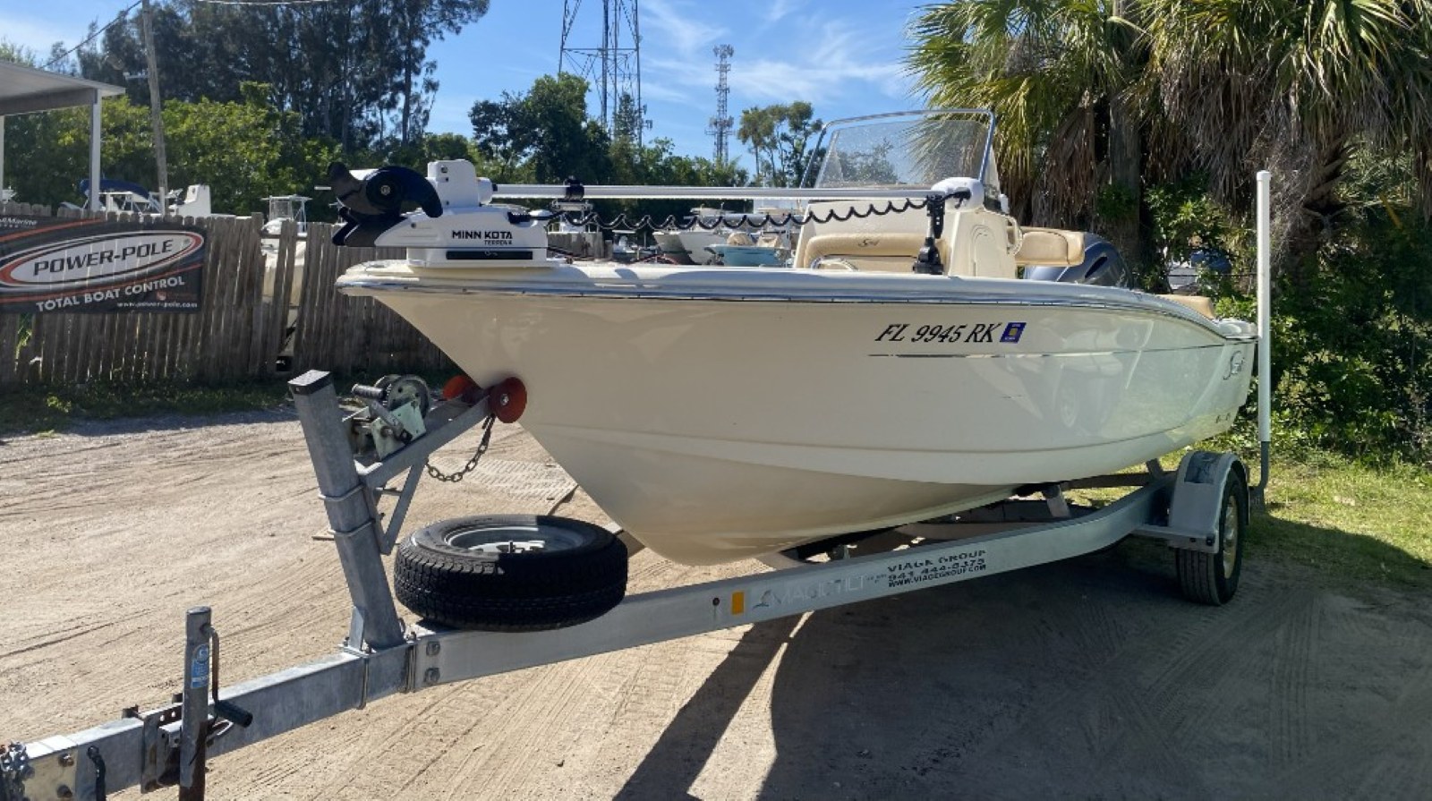 Flats boat trolling motor setup
