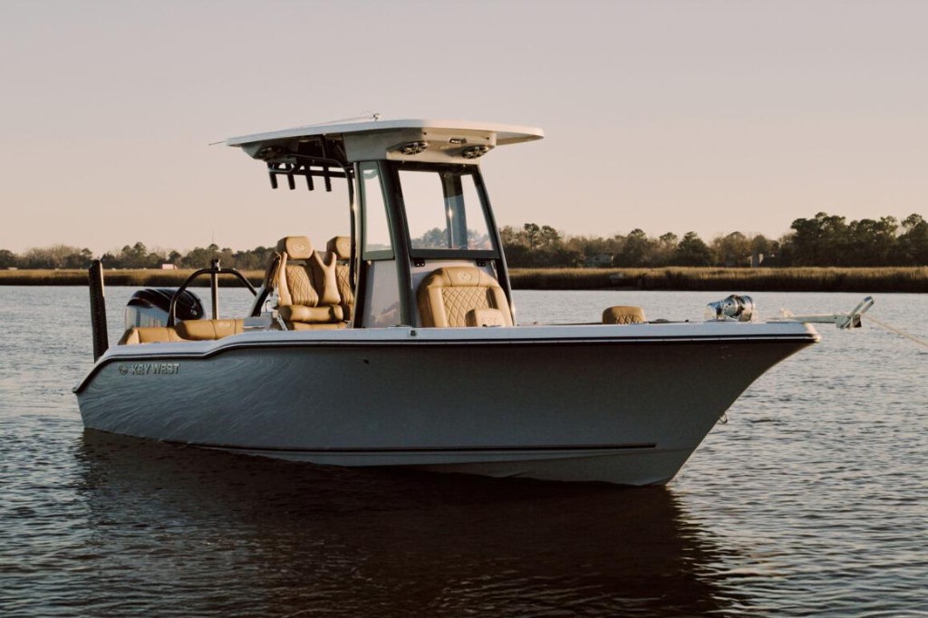 Key West offshore center console on open water